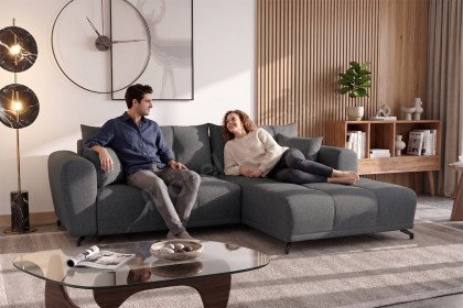 PG-LE-03 von BASTI dein Sofa - Sofa Variante rechts grau