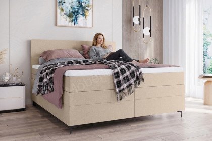 BX-LE-04 von SW KOLLEKTION - Boxspringbett beige