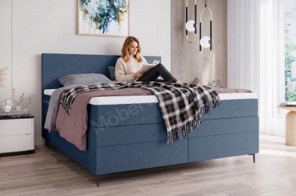 BX-LE-04 von SW KOLLEKTION - Boxspringbett blau