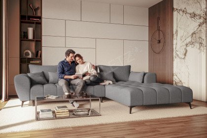 PG-LE-04 von BASTI dein Sofa - Polsterecke rechts anthracite