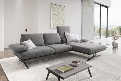 KOINOR Hardy - Ecksofa rechts grau