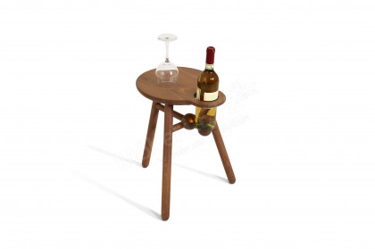 Bottle Stool von Pode - Beistelltisch Eiche in Aragon gebeizt
