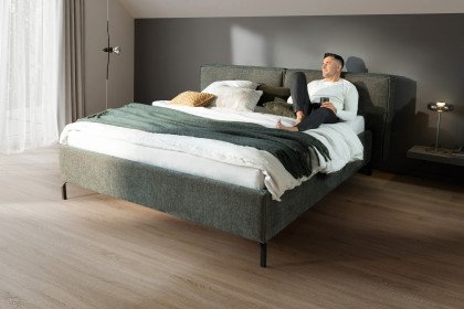Kelso von Candy Sleep - Polsterbett olive
