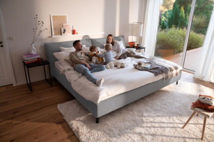 Pisa von Candy Sleep - Polsterbett grey