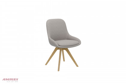 Stuhl 922 von ANREI - Stuhl mit soften Holzfüßen