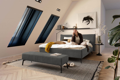 Ilva-Dream von Candy Sleep - Polsterbett grey