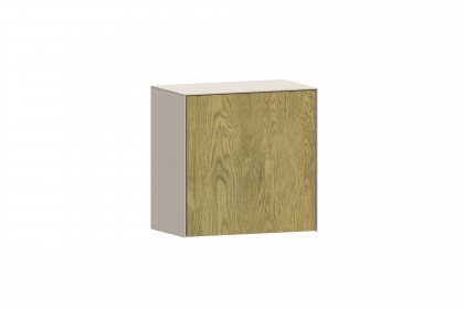 Vinci von LEONARDO Living - Hängeschrank in Lack sand/ Eiche natur