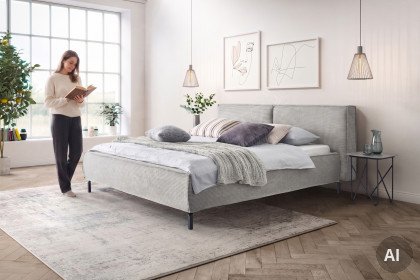 Calas von Candy Sleep - Polsterbett grey