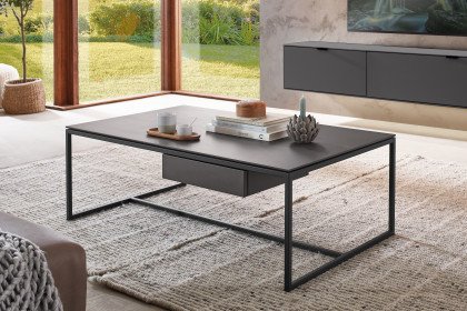 WM 2470 von Wöstmann - Couchtisch mit Tischplatte in Lack graphitgrau
