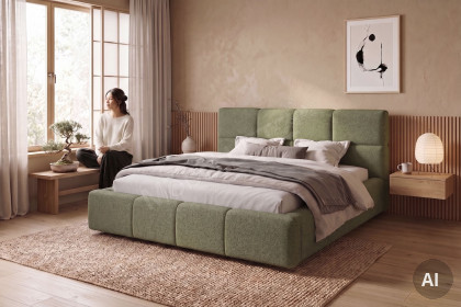 Samba von Candy Sleep - Polsterbett green