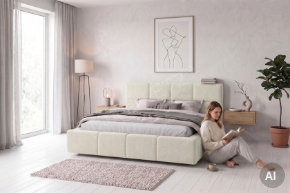 Samba von Candy Sleep - Polsterbett in Nature