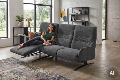 4905 von Himolla - Ecksofa graphit