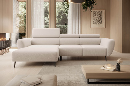 Alisson von WERSAL - Ecksofa Variante links creme
