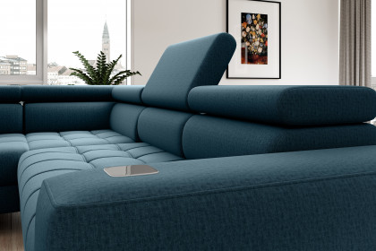 Baggio von WERSAL - Polstersofa links deep ocean