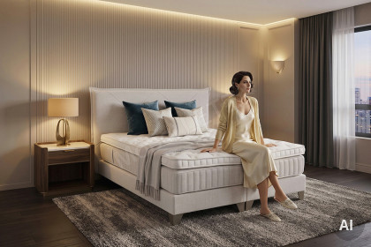 Monroe von Serta - Boxspringbett in Natural
