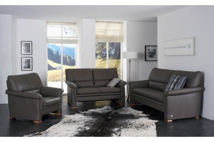 2253 von Himolla - Ledergarnitur tabac