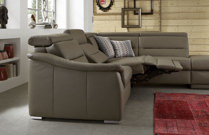 PN-EM15003 von Polinova - Ledersofa stone