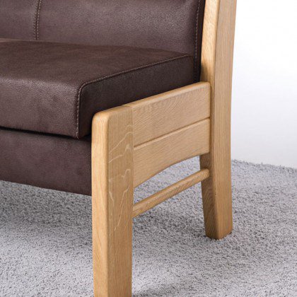 4105 Goby von K+W Polstermöbel - Eckbank braun