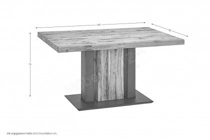 4116 Floyd von K+W Polstermöbel - Eckbank braun