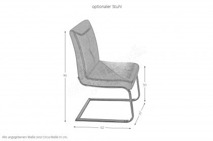 4116 Floyd von K+W Polstermöbel - Eckbank braun