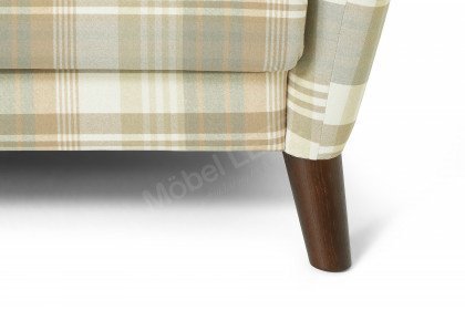 Seefeld Plus von Schröno - Einzelsessel beige kariert