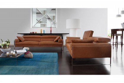 Romeo-LE18 von Calia Italia - Ledergarnitur cuoio