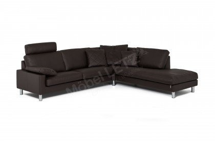 CL 500 von Erpo Polstermöbel - Ledergarnitur rechts mocca