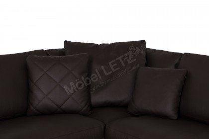 CL 500 von Erpo Polstermöbel - Ledergarnitur rechts mocca