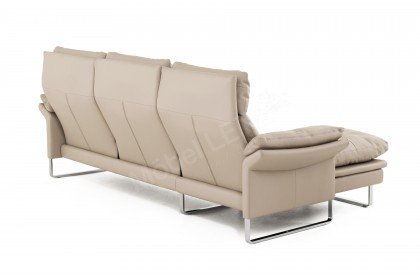 LuccaL-E18 von Erpo Polstermöbel - Eckgarnitur links pearl