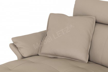 LuccaL-E18 von Erpo Polstermöbel - Eckgarnitur links pearl