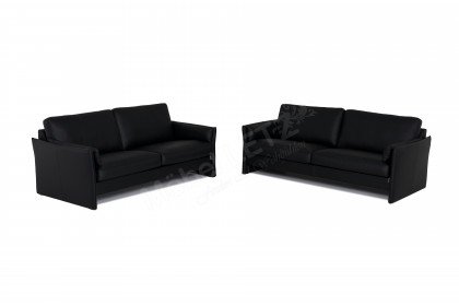CL 810 von Erpo Polstermöbel - Ledergarnitur black