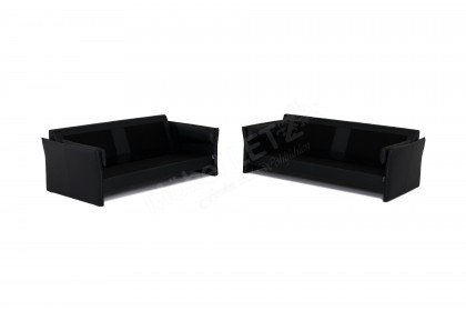 CL 810 von Erpo Polstermöbel - Ledergarnitur black