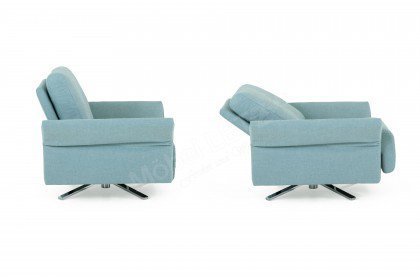 Modena-LE18 von Erpo Polstermöbel - Polstergarnitur aqua