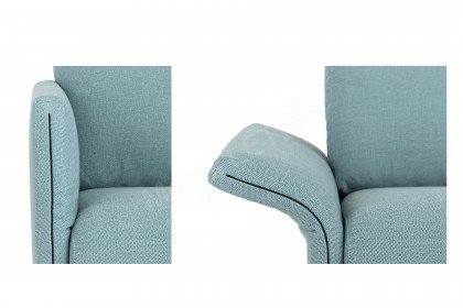Modena-LE18 von Erpo Polstermöbel - Polstergarnitur aqua