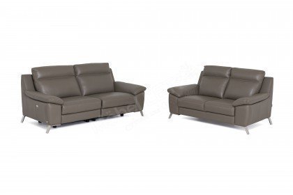 Roby von Calia Italia - Ledersofa visone