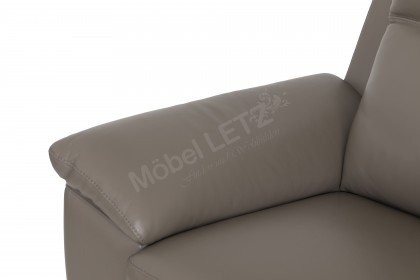 Roby von Calia Italia - Ledersofa visone