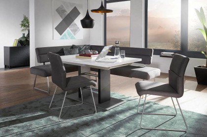 4183 Aventus K+W Formidable Home Collection - Eckbank in Grau