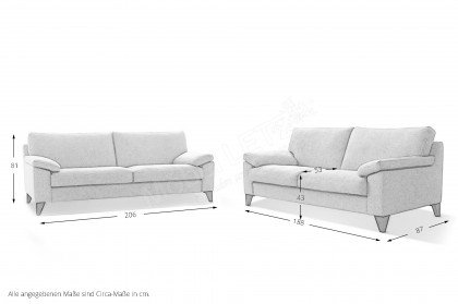 CL 650 von Erpo Polstermöbel - Polstergruppe natur