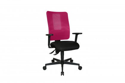 Ergo Free Sitness von Topstar - Bürostuhl in Pink & Schwarz