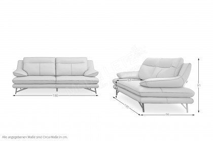 Cezanne von Calia Italia - Leder-Duo senape