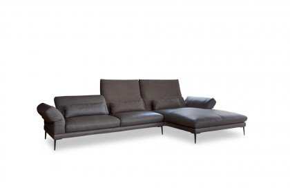 Paride von Calia Italia - Ledersofa Variante rechts visone