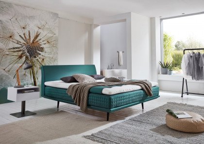 Smart Collection von Tidur - Boxspringbett Alvaro turquoise