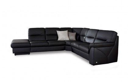 1101 von Himolla - Ledergarnitur schwarz