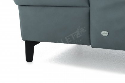 1920 von Himolla - Ledergarnitur rechts aqua