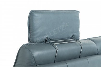 1920 von Himolla - Ledergarnitur rechts aqua