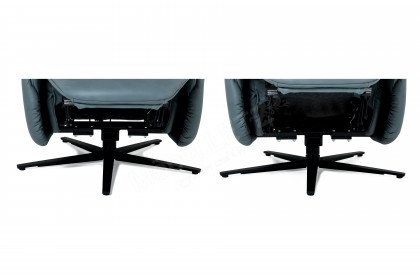 1920 von Himolla - Ledergarnitur rechts aqua