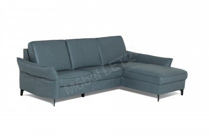 1920 von Himolla - Ledergarnitur rechts aqua