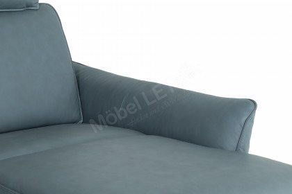 1920 von Himolla - Ledergarnitur rechts aqua