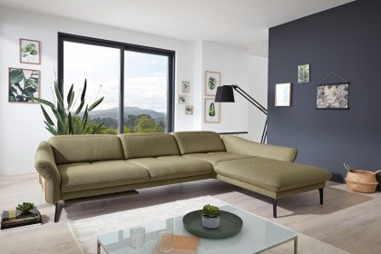 1809 von Himolla - Ecksofa Ausführung rechts olive