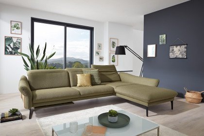 1809 von Himolla - Ecksofa Ausführung rechts olive